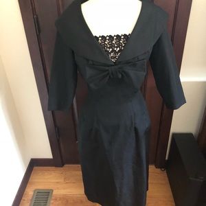 Vintage Ladies 2 Piece Cocktail Dress